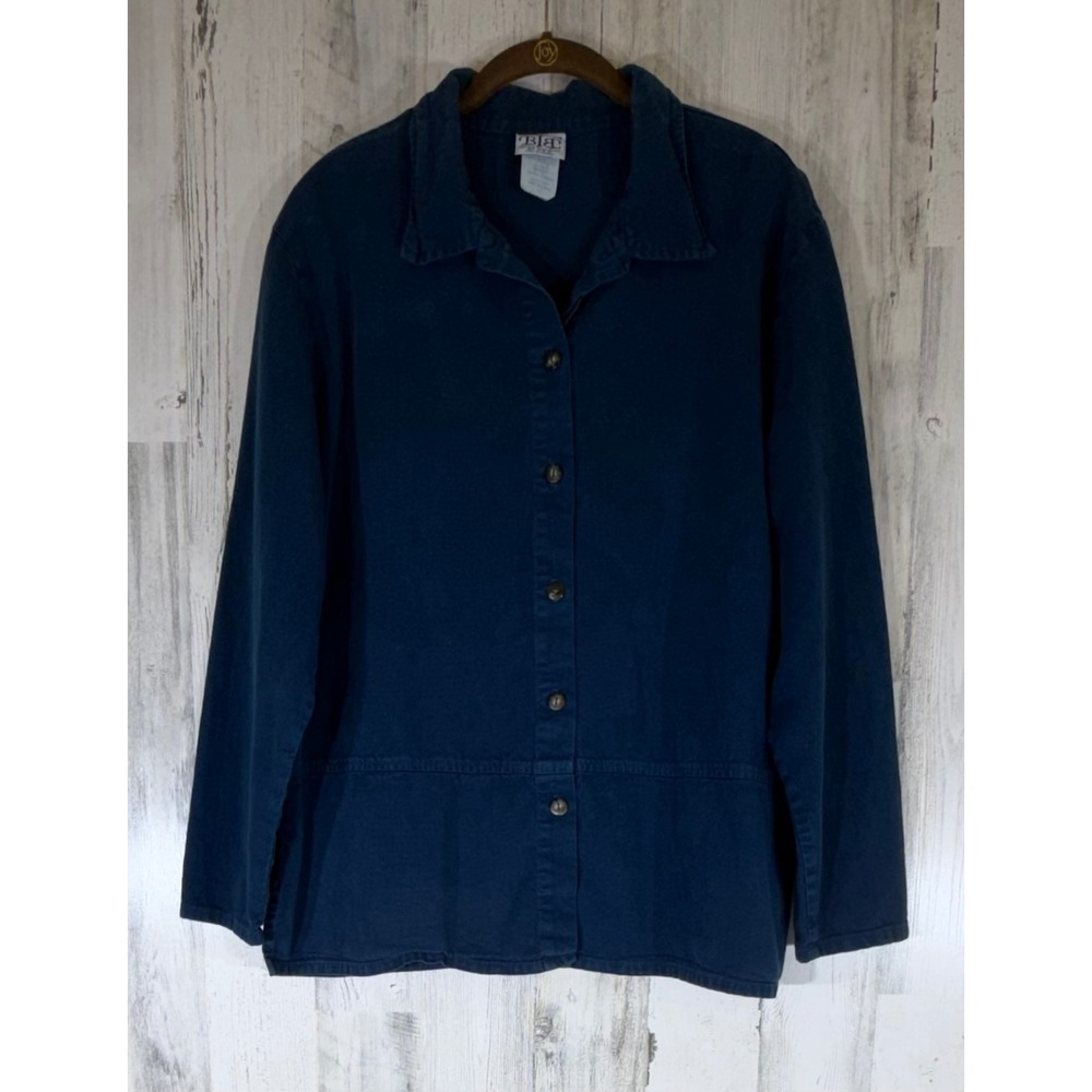 Better Than Basic Button Down Shirt Xl Teal Blue … - image 1